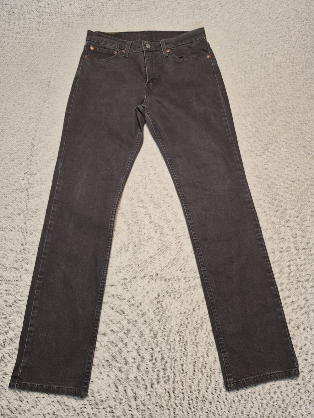 Levi's Straight Jeans in Faded Black